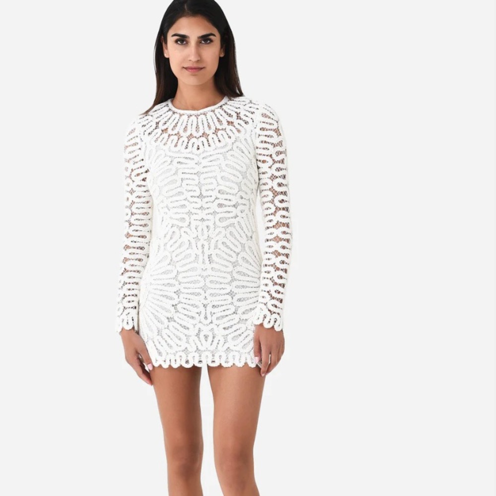 SIMKHAI | McCall Cage Crochet Embroidery Mini | Size 4 | Worn Once
